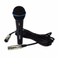 Microfono dinamico con cavo da 4mt in dotazione munito di connettori XLR maschio/femmina.