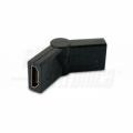 Adattatore da Presa HDMI® a Presa HDMI® snodato ruotabile +90/-90°