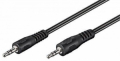 CAVO AUDIO JACK 3,5 MM STEREO JACK 3.5MM STEREO, 1.5 M, NERO,SPINA 3,5 MM SPINA 3,5 MM